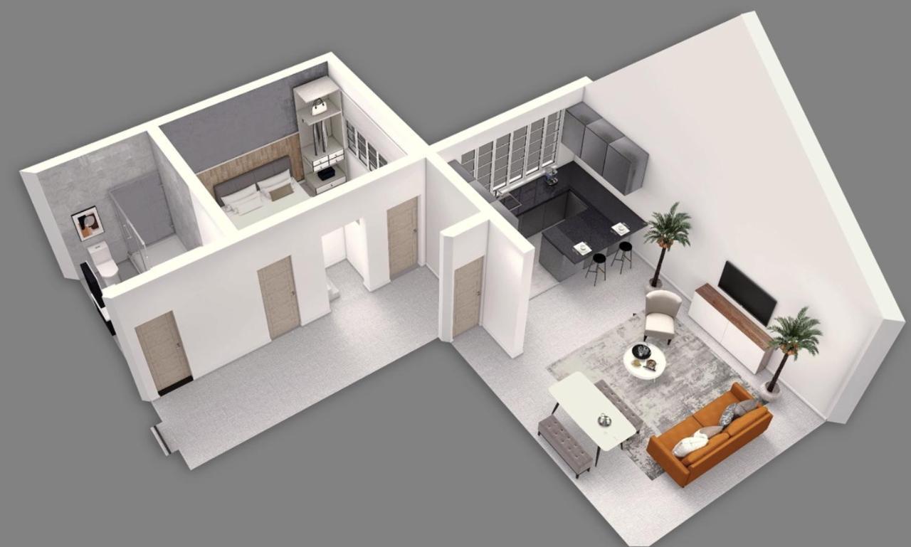Luxury In The Heart Of With Parking Apartment