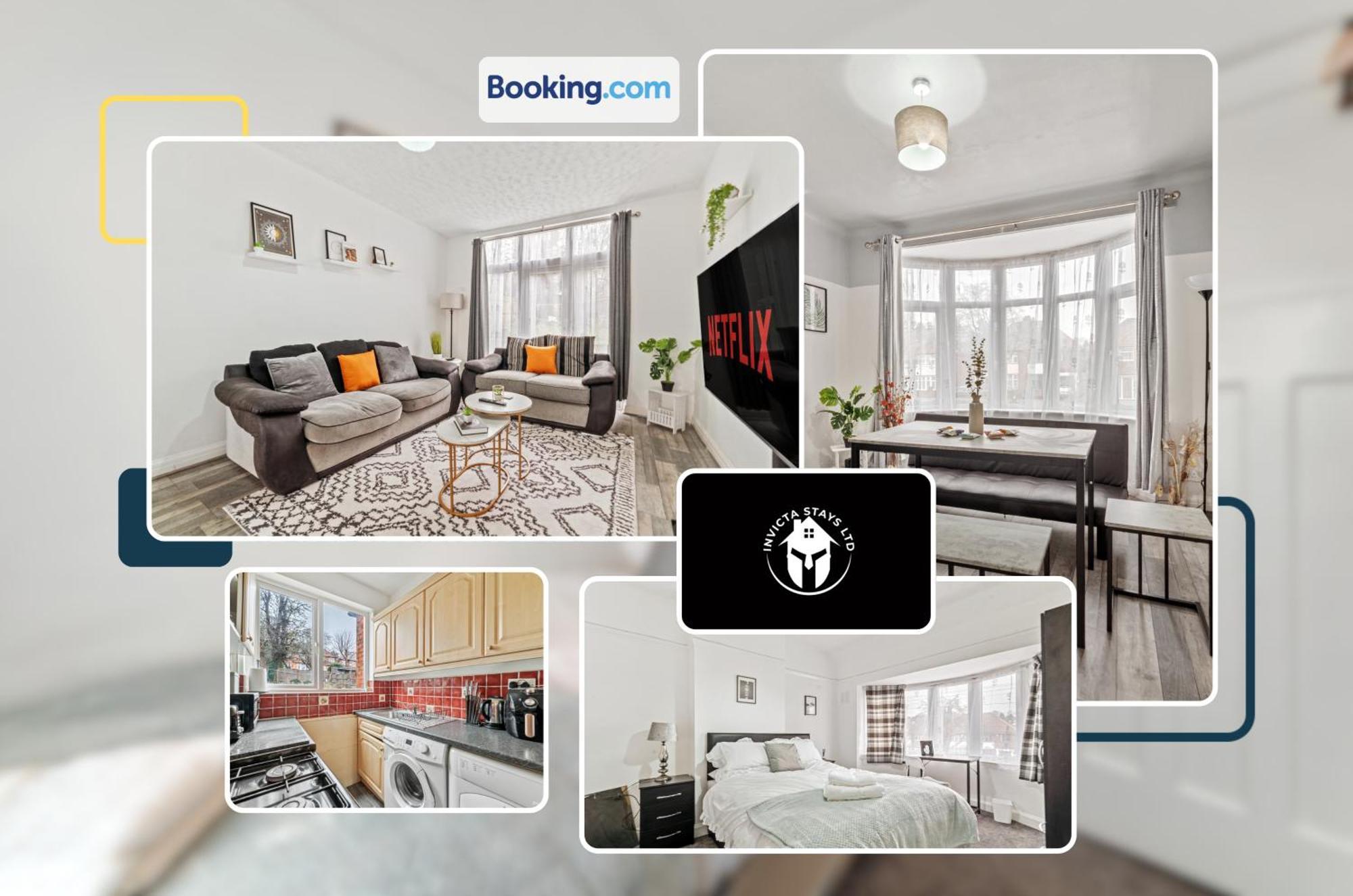 Premium Offers L Last-minute Escape L On 3-bed House Near Centre L Free Wi-fi & Parking L Sleeps 6 Holiday home Leicester