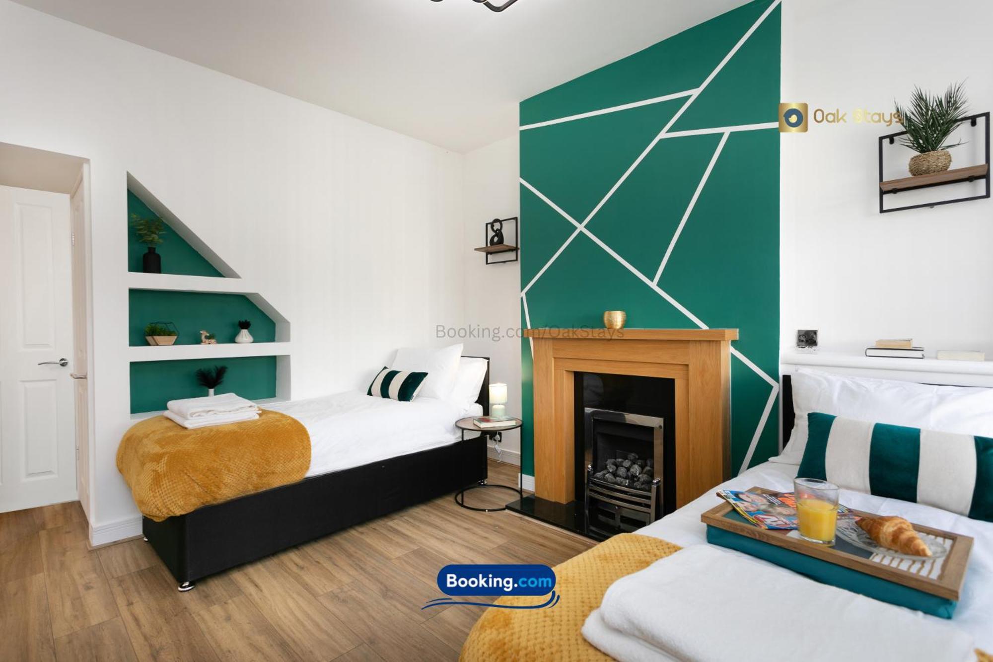 Apartment 30nights Special L 3 Bedroom Modern For 6 Guests In Centre With Free Parking By Oak Short Lets & Serviced Accommodatins Leicester