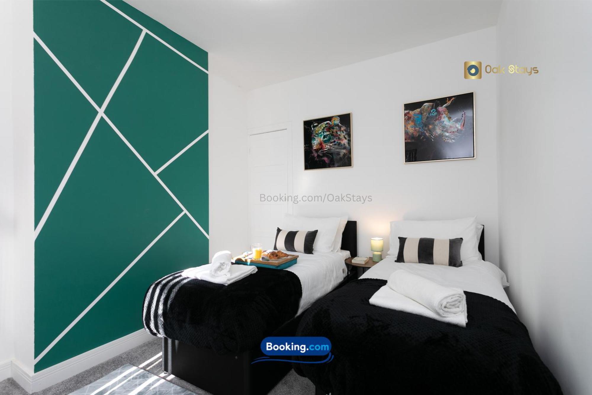 30nights Special L 3 Bedroom Modern For 6 Guests In Centre With Free Parking By Oak Short Lets & Serviced Accommodatins Apartment Leicester