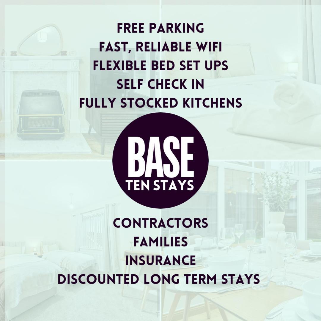 Perfect For Groups & Contractors, 4br, Sleeps 9, Fast Wifi & Smart Tv, M1 & M69, Garden, Long Welcome * Leicester