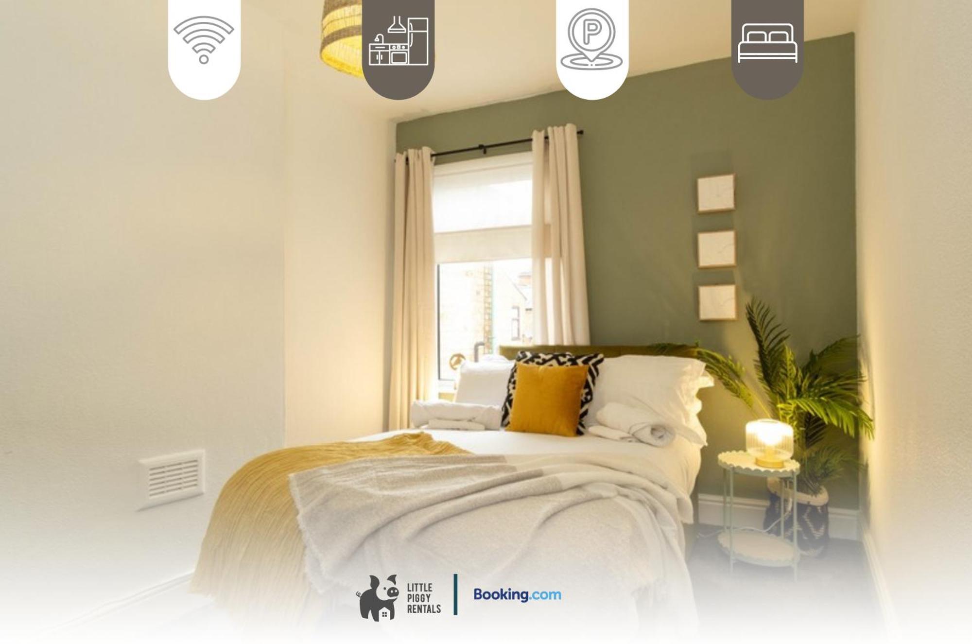 2 Bedroom By Littlepiggyrentals Short Lets & Serviced With Wi-fi, Free Parking & Outdoor Area Leicester